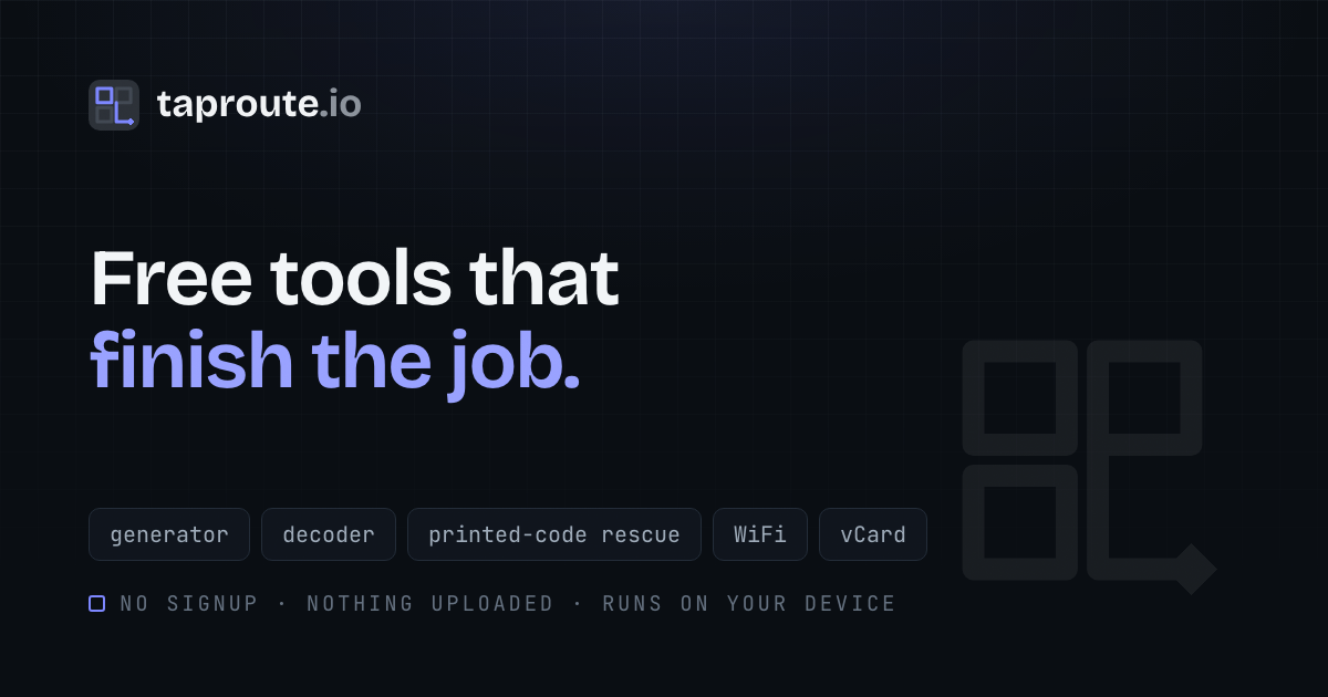 Free tools